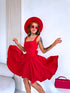 Corset dress "MARAKUJA A1160" - RED